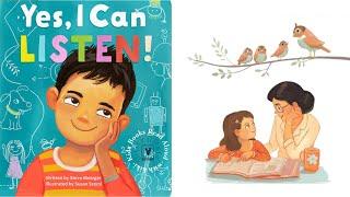 Yes I can listen by Steve Metzger | Read Aloud Book About Listening