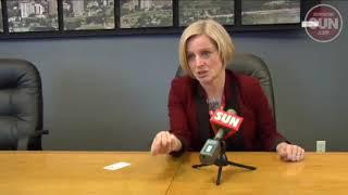 Rachel Notley and NDP meet with Edmonton Sun editorial board