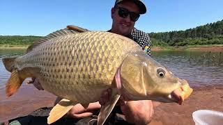 We caught Big Carp in Tzaneen Dam - Carp Fishing South African Wild Waters