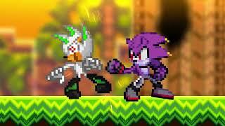 Coldsteel the hedgeheg vs Aeon the hedgehog (Sprite Animation Battle)