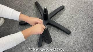 Telescopic Cover NTC-02 for Office Chair Gas Cylinder and Base