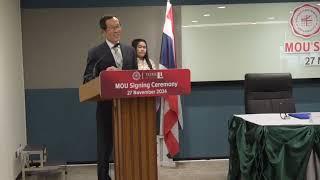 MOU Thai-Canadian Research Centre