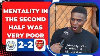 MANCHESTER CITY 2-2 ARSENAL | GHANAIAN FAN GIVES HIS REACTION AFTER THE GAME