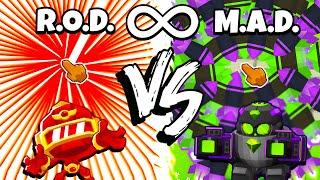 Infinite Ray of Doom VS Unlimited M.A.D. (Modded BTD 6)