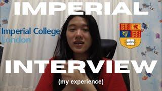 my interview at imperial college london + tips! (from an offer holder)