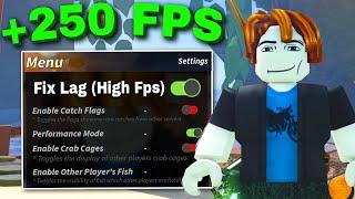 How To REDUCE LAG & INCREASE FPS & FIX CRASHES (Best Settings) in FISCH! ROBLOX FISH