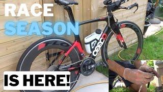 What do I ride | Ceepo Katana Service | Race season is here! #triathlon #triathlete