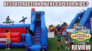 Cape Cod Inflatable Park Review, Park Next to Wicked Waves | Best Attraction on the Cape for Kids?