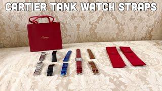 Cartier Tank Watch | New Alligator Straps For My Cartier Tank Watch️