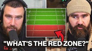 Travis and Jason give a 'Football 101' explanation of the 'Red Zone' for new fans of the game