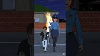 hide Ghost  police save the yuta #sakuraschoolsimulator #shorts #gaming #sakura #viral