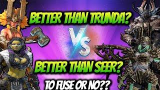 RUEL HITS HARDER THAN TRUNDA?? | RUEL/THEA COMBO VS THE SEER COMBO | THE ULTIMATE FUSION TEST RAID