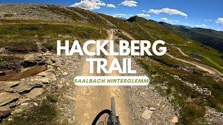 Hacklberg Trail Bikepark Saalbach Hinterglemm Austria full run POV RAW