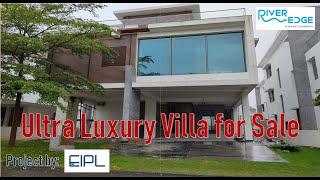 Ultra Luxury villa for Sale at Kokapet # P41 || River Edge by EIPL || Gachibowli || Hyderabad ||