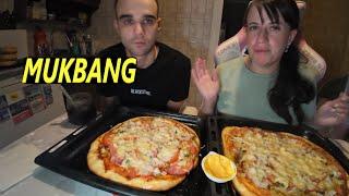 МУКБАНГ ДОМАШНЯЯ ПИЦЦА / EATING MUKBANG ASMR АСМР #asmr #eating #breakfast #mukbang #food