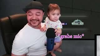 Fighting Game Dad Wins While Holding Baby