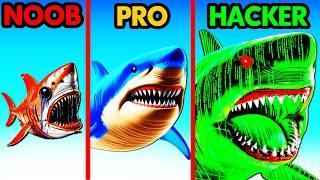 NOOB vs PRO vs HACKER SHARK MERGE