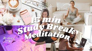 Guided Study Break Meditation with Alice (15 minutes)