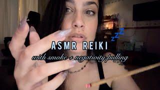 ASMR Reiki Sesh w/ Incense, Pull & Snap + Aura Fluffing (Fast & Aggressive)