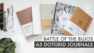 Bullet Journal Comparison | A5 Dotgrid Notebooks | Archer & Olive Scribbles That Matter