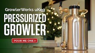 GrowlerWerks uKeg Pressurized Growler for Fresh Craft Beer