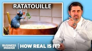 French Chef Rates 'Ratatouille' Cooking Scenes For Realism | How Real Is It? | Insider