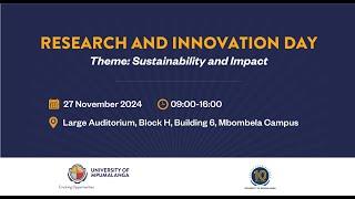 University of Mpumalanga Research and Innovation Day