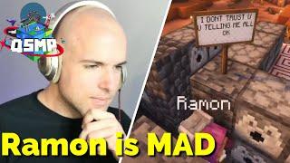 Ramon gets mad at FitMC for not TRUSTING HIM With his Plans on QSMP Minecraft