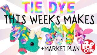 Prepping for POPcon + These Tie-Dye Yarn Plushies Are TOO CUTE - This Week’s Makes