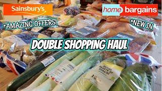 GROCERY HAUL ~ Best deals in Sainsbury's & Home Bargains!