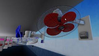 SUPERMERCADO COM VENTILADORES DE PAREDE | Supermarket With Wall Fans