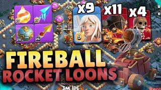 +320 | Fireball Rocket Loons Attack Strategy TH16 | Legend League Attacks #6 | Clash of Clans