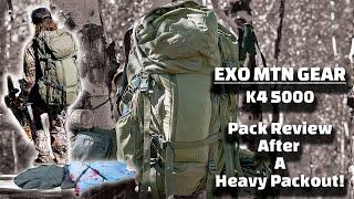 EXO MTN GEAR K4 5000 Review | Thoughts After a 6-Day Elk Hunting Backcountry Trip + Heavy Packout!