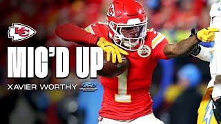 Chiefs Xavier Worthy Was Mic'd Up & MAKING PLAYS WHEN IT MATTERED MOST in AFC West Title Win