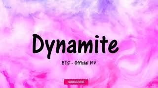 BTS (방탄소년단) 'Dynamite' (Lyrics) Official MV (B side)