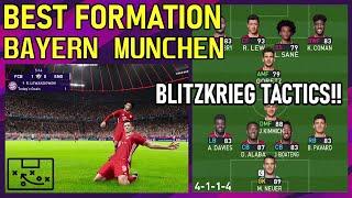 PES2021 Best Formation | Bayern Munich | BLITZKRIEG!! COUNTER ATTACK ALL GAME LIKE BAYERN