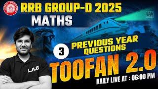 RRB Group D 2025 | Railway Group D Maths Classes 2025 | Group D Maths by Utkarsh Sir