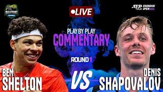 SHELTON vs SHAPOVALOV | ATP Shanghai Masters 2024 | LIVE Tennis Play-by-Play Stream