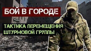 Бой в городе. Тактика перемещения штурмовой группы.