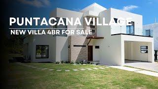 For Sale New Villa 4BR with Pool in Puntacana Village West, Punta Cana Dominican Republic