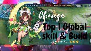 GAME PLAY!! CHANGE TOP 1 GLOBAL SKILL AND BUILD #mlbb #mobilelegends #shorts