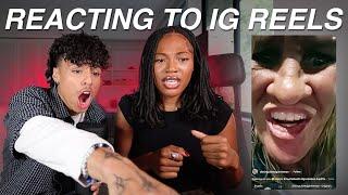 REACTING TO IG REELS FT LARRAY