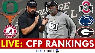 College Football Playoff Top 25 Rankings 2024 LIVE