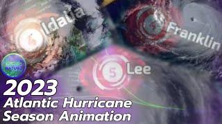 2023 Atlantic Hurricane Season Animation