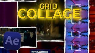 INSANE COLLAGE GRID EFFECT AFTER EFFECTS