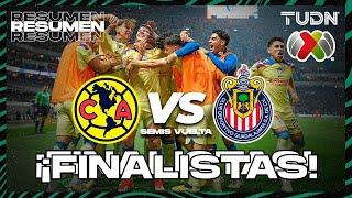 RESUMEN | América vs Chivas | CL2024 - Liga Mx - Semifinal VUELTA | TUDN