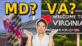 大华府住Maryland还是Virginia？DMV地区该住马里兰还是弗吉尼亚？从6个方面分析两州不同，后悔没有早知道，看完再做决定