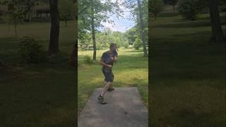 crank ss big z 50 feet from basket   #crushed #discraft #discgolf
