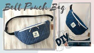 BELT POUCH BAG / BEL ÇANTASI /  СУМКА-БАНАНКА НА ПОЯС СВОИМИ РУКАМИ (Diy sewing tutorial)