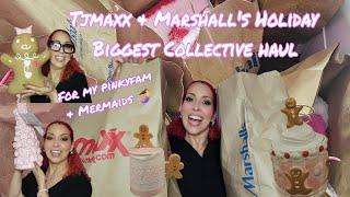 TJMAXX & MARSHALL'S BIGGEST PINKY CHRISTMASCOLLECTIVE HAUL